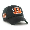 thumbnail image 1 of Men's '47 Black Cincinnati Bengals Sure Shot Franchise Fitted Hat, 1 of 4