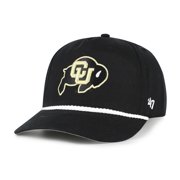 Mens 47 Black Colorado Buffaloes Rope Hitch Adjustable Hat