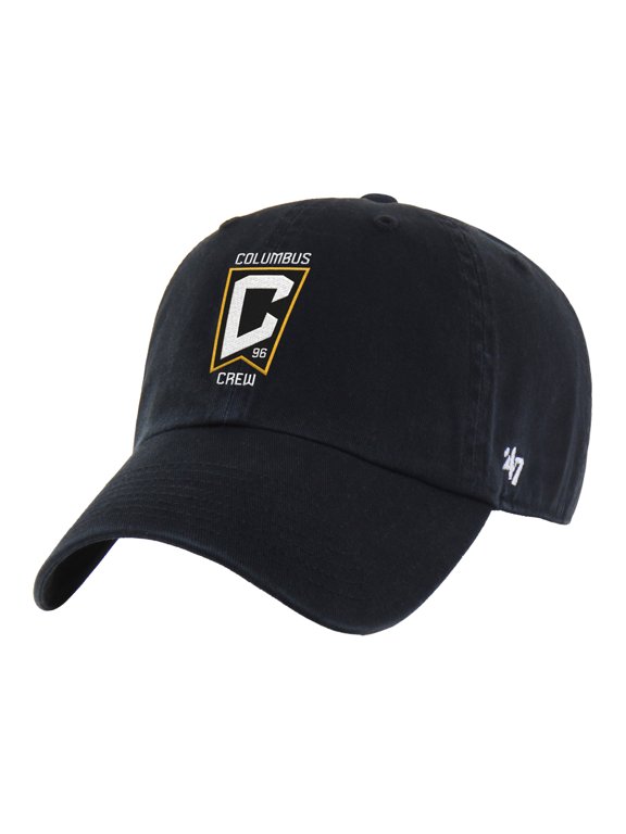 Men's '47 Black Columbus Crew Clean-Up Adjustable Hat
