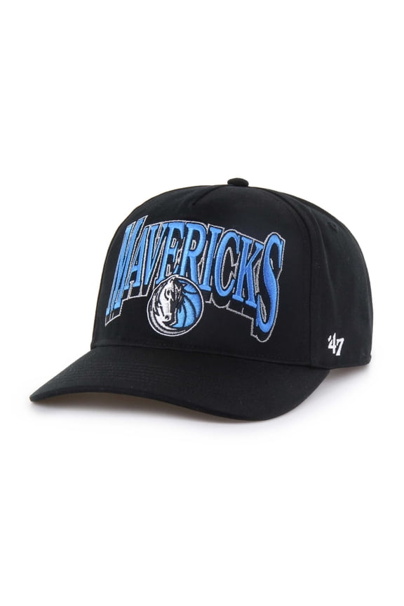 Men's '47 Black Dallas Mavericks Every Time Past Champs Hitch Adjustable Hat