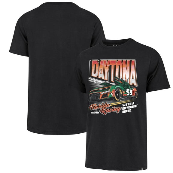 Men's '47 Black Daytona International Speedway Daytona 500 Franklin T-Shirt