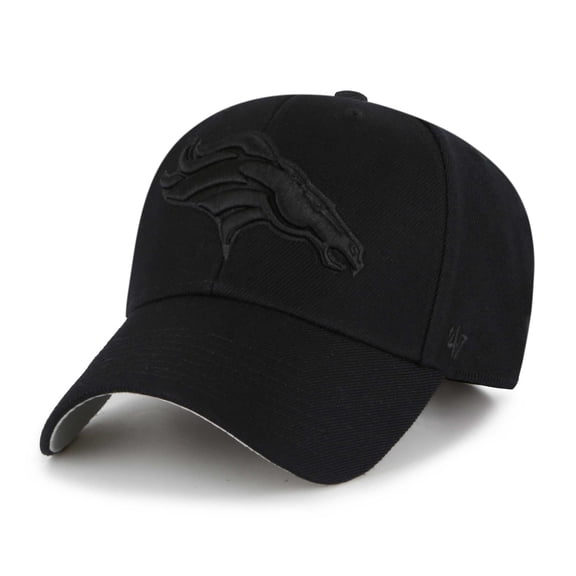 Men's '47 Black Denver Broncos Tonal MVP Adjustable Hat