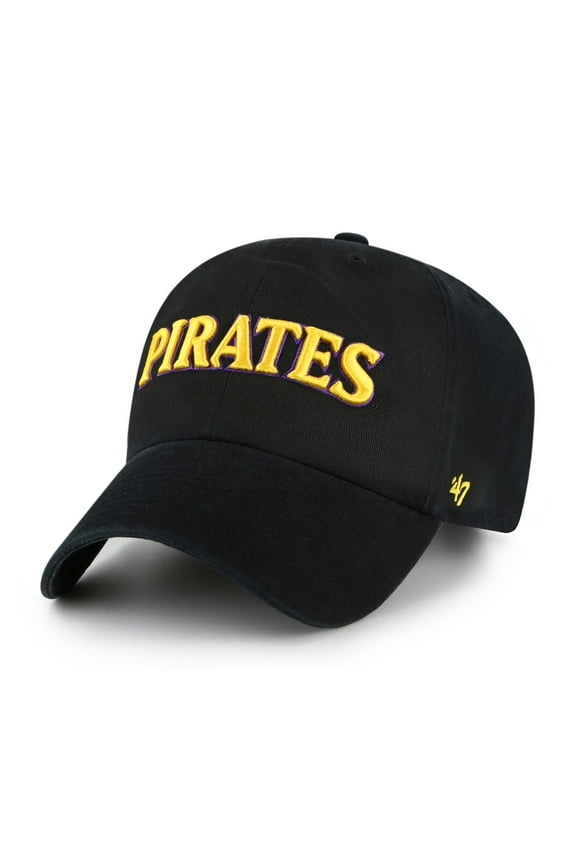 Men's '47 Black ECU Pirates Clean Up Adjustable Hat