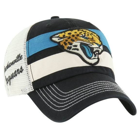 Men's '47 Black Jacksonville Jaguars Clubhouse Boon Clean-Up Trucker Adjustable Hat