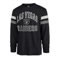 thumbnail image 1 of Men's '47 Black Las Vegas Raiders Irving Long Sleeve T-Shirt, 1 of 1