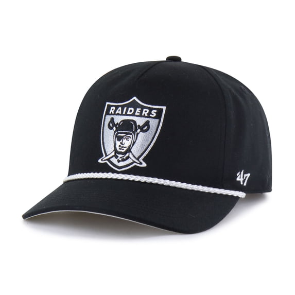 Men's '47 Black Las Vegas Raiders Rope Hitch Adjustable Hat