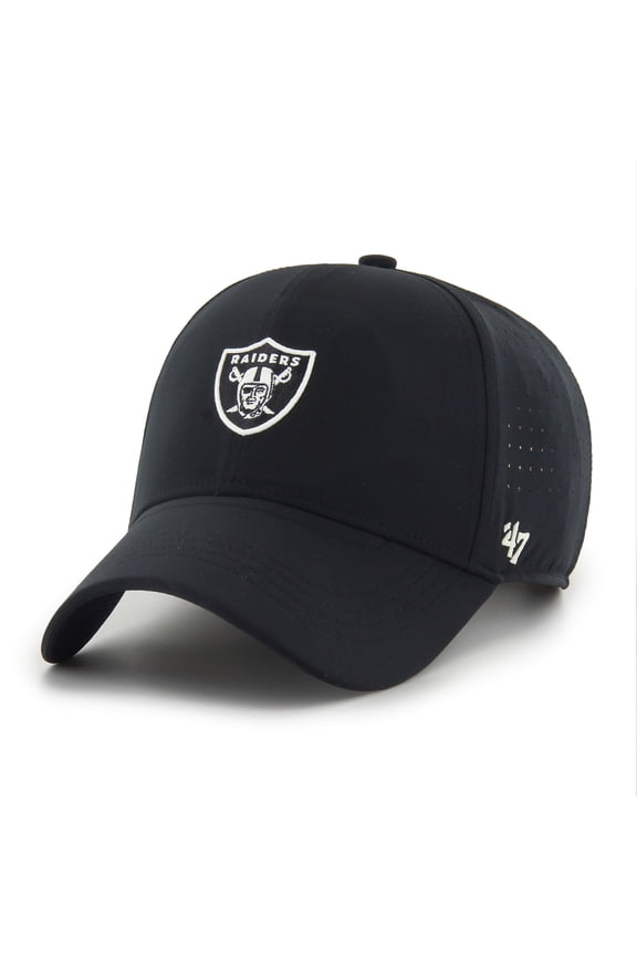 Men's '47  Black Las Vegas Raiders Vent MVP Adjustable Hat