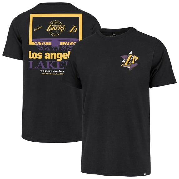 Men's-'47 Black Los Angeles Lakers City Edition Backboard Franklin T-Shirt