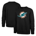 thumbnail image 1 of Men's '47 Black Miami Dolphins Imprint Headline Pullover Sweatshirt, 1 of 3