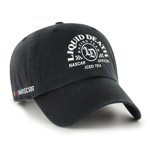 Men's '47 Black NASCAR Liquid Death Triple Hit Clean Up Adjustable Hat