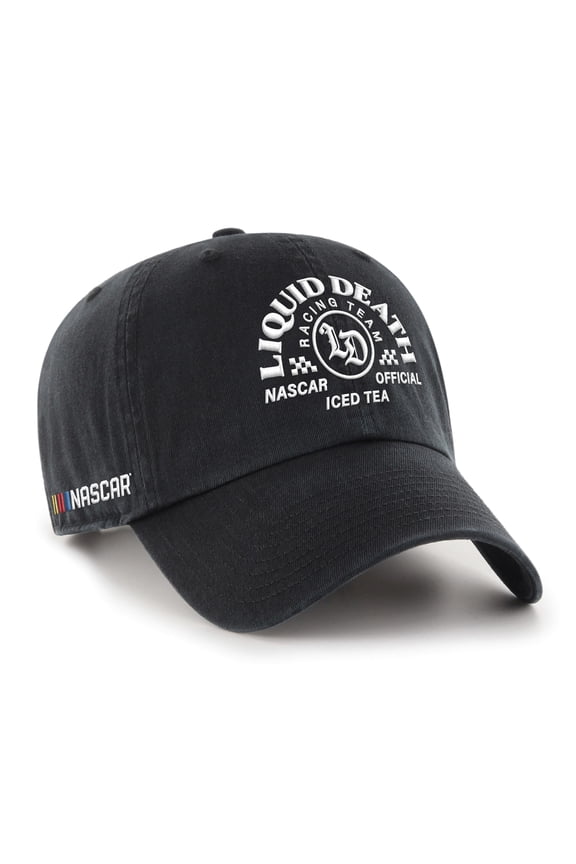 Men's '47 Black NASCAR Liquid Death Triple Hit Clean Up Adjustable Hat