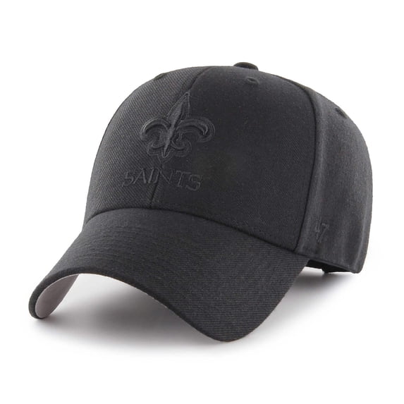 Men's '47 Black New Orleans Saints Tonal MVP Adjustable Hat