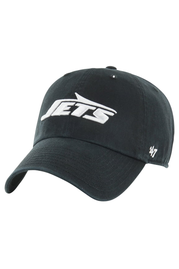 Men's '47 Black New York Jets Secondary Clean Up Adjustable Hat
