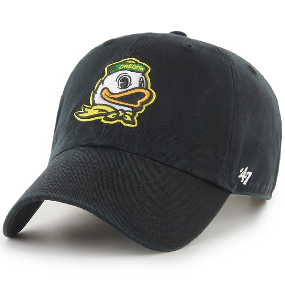 Men's '47 Black Oregon Ducks Clean Up Adjustable Hat