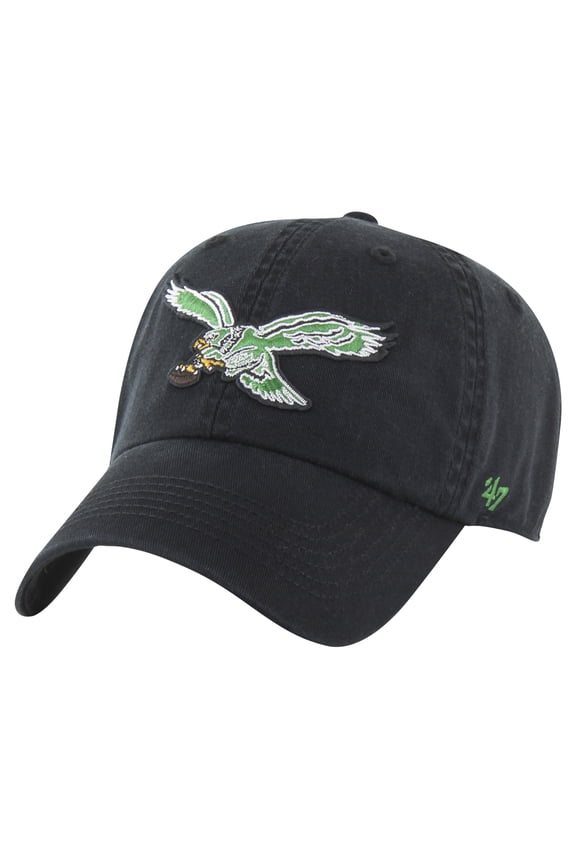 Men's '47 Black Philadelphia Eagles Classic Franchise Fitted Hat