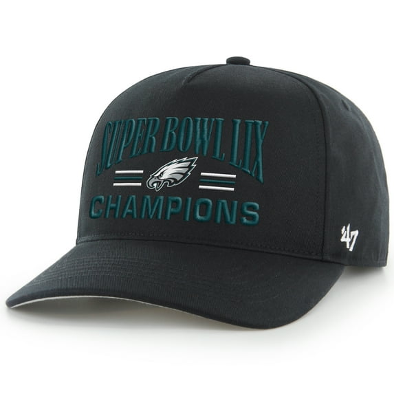 Men's '47 Black Philadelphia Eagles Super Bowl LIX Champions Hitch Adjustable Hat