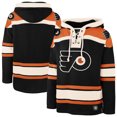 thumbnail image 1 of Men's '47 Black Philadelphia Flyers  Big & Tall Superior Lacer Fleece Pullover Hoodie, 1 of 3