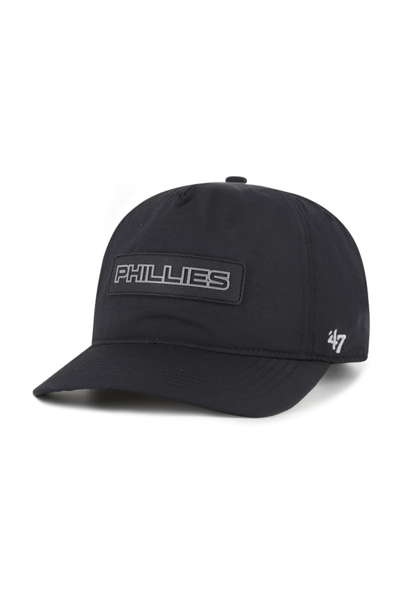 Men's '47 Black Philadelphia Phillies Quiet Outdoors Hitch Adjustable Hat
