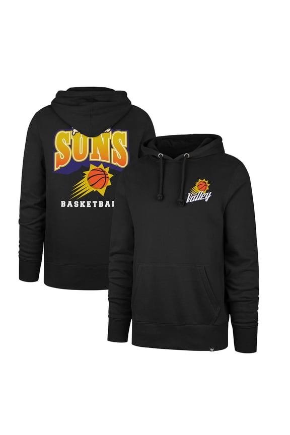 Men's '47 Black Phoenix Suns 2025/26 City Edition Jab Step Headline Hoodie