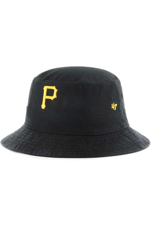 Men's '47 Black Pittsburgh Pirates Primary Bucket Hat