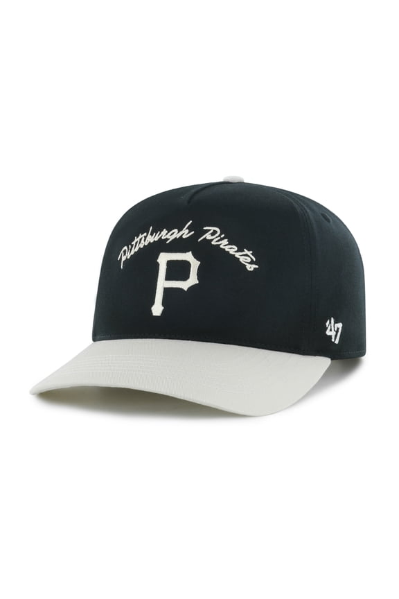 Men's '47 Black Pittsburgh Pirates Stable Hitch Adjustable Hat