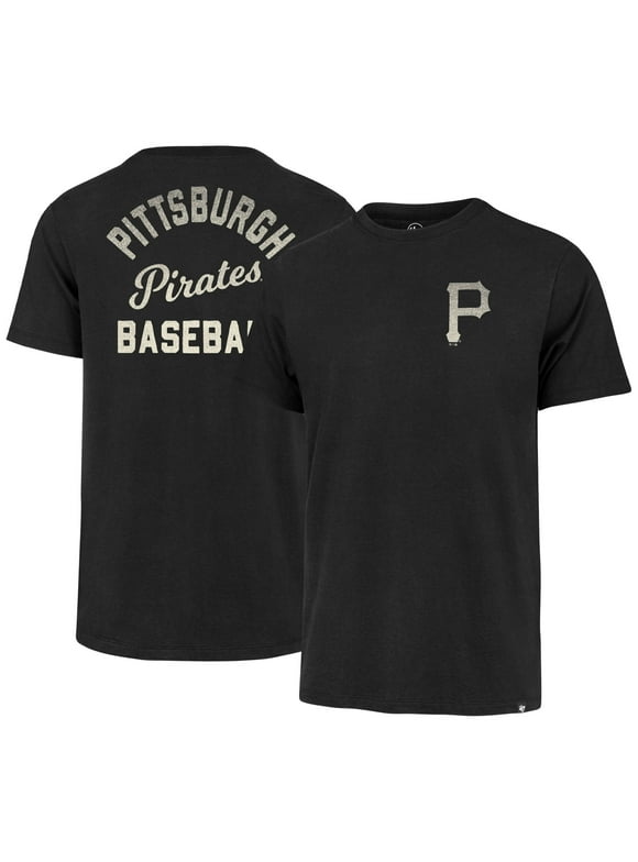 Men's '47  Black Pittsburgh Pirates Turn Back Franklin T-Shirt