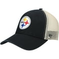 thumbnail image 1 of Men's '47 Black Pittsburgh Steelers Flagship MVP Snapback Hat, 1 of 4