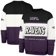 thumbnail image 1 of Men's '47 Black/Purple Baltimore Ravens Breeze Maximalist Sweatshirt, 1 of 3