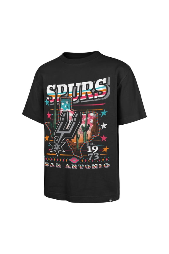 Men's '47 Black San Antonio Spurs Regional Foundation T-Shirt