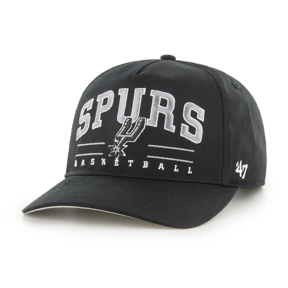 Men's '47 Black San Antonio Spurs Roscoe Hitch Adjustable Hat