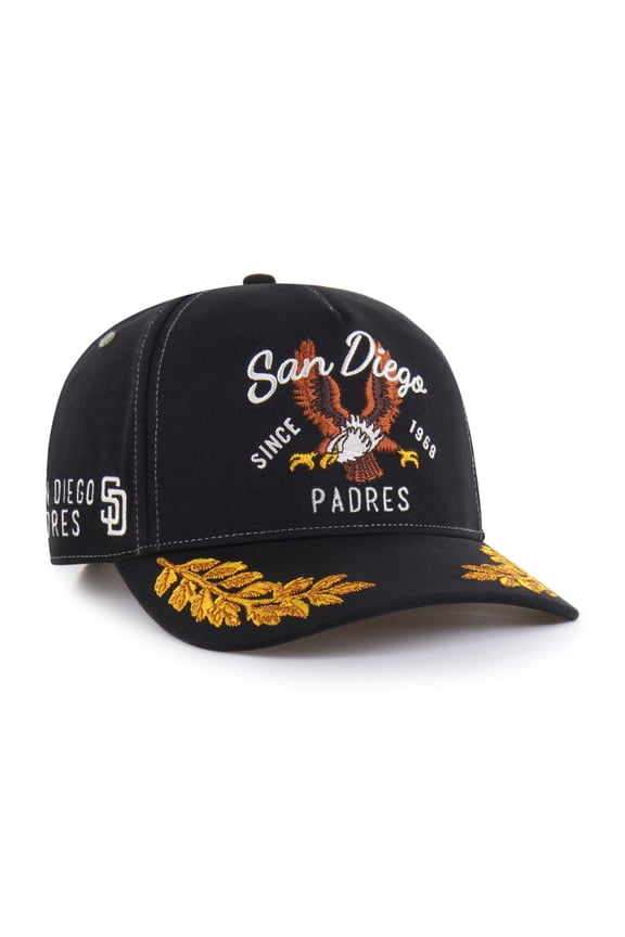 Men's '47  Black San Diego Padres Keepsake Collection Adjustable Hitch Hat