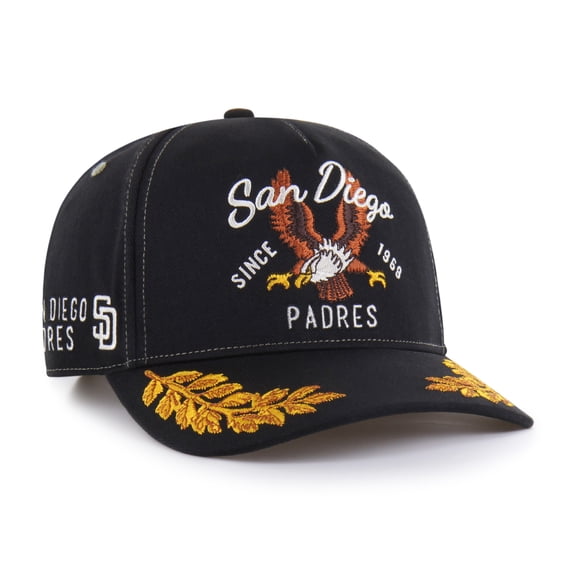 Men's '47 Black San Diego Padres Keepsake Collection Adjustable Hitch Hat