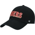 thumbnail image 1 of Men's '47 Black San Francisco 49ers Clean Up Script Adjustable Hat, 1 of 4