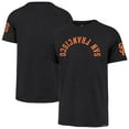 thumbnail image 1 of Men's '47  Black San Francisco Giants Upside Down Two-Peat Franklin T-Shirt, 1 of 3