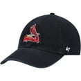 thumbnail image 1 of Men's '47 Black St. Louis Cardinals Clean Up Adjustable Hat, 1 of 4