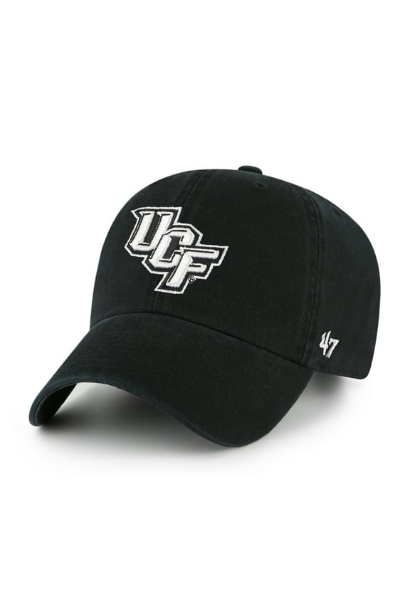Men's '47 Black UCF Knights Clean Up Adjustable Hat