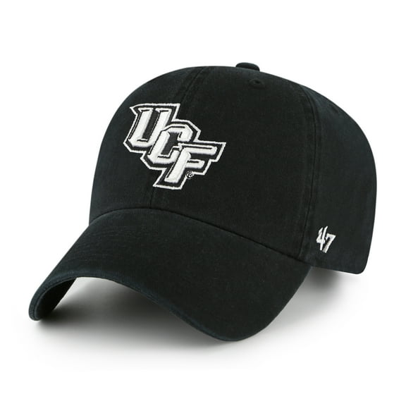 Men's '47 Black UCF Knights Clean Up Adjustable Hat