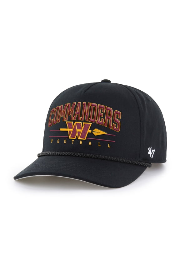 Men's '47 Black Washington Commanders Roscoe Hitch Adjustable Hat