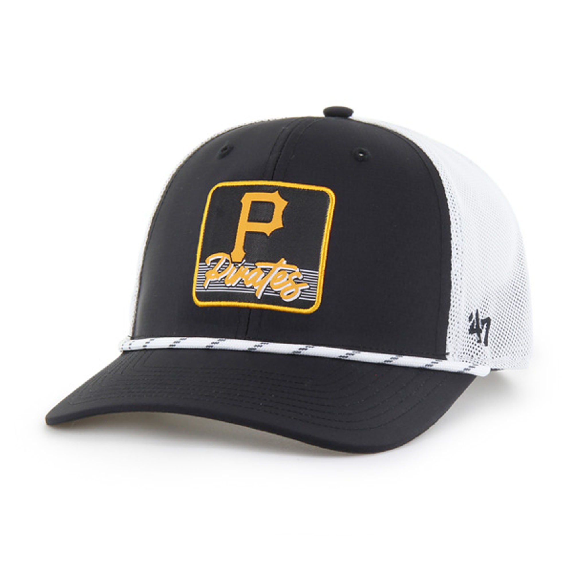 47 MLB PITTSBURGH PIRATES RAISED BASIC UNISEX - Pet - black/zwart