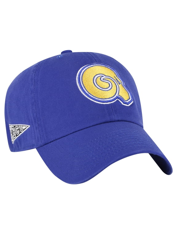 Men's '47 Blue Albany State Golden Rams Side & Back Clean Up Adjustable Hat