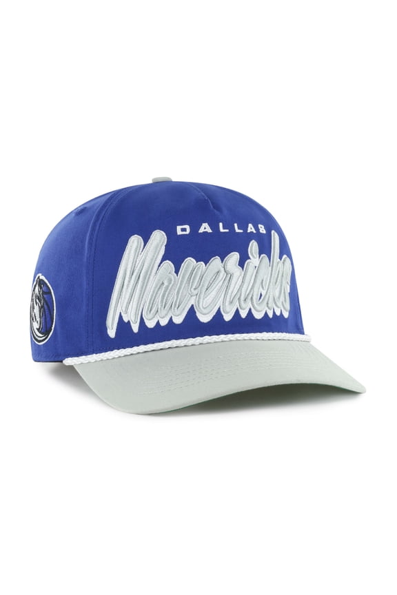 Men's '47 Blue/Gray Dallas Mavericks Dropshadow Rope Hitch Adjustable Hat