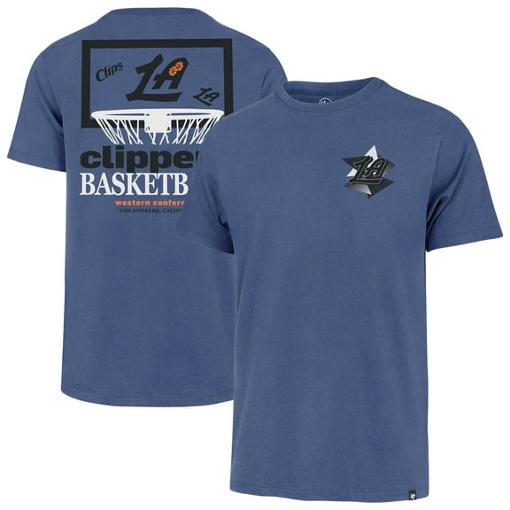 Men's-'47  Blue LA Clippers City Edition Backboard T-Shirt