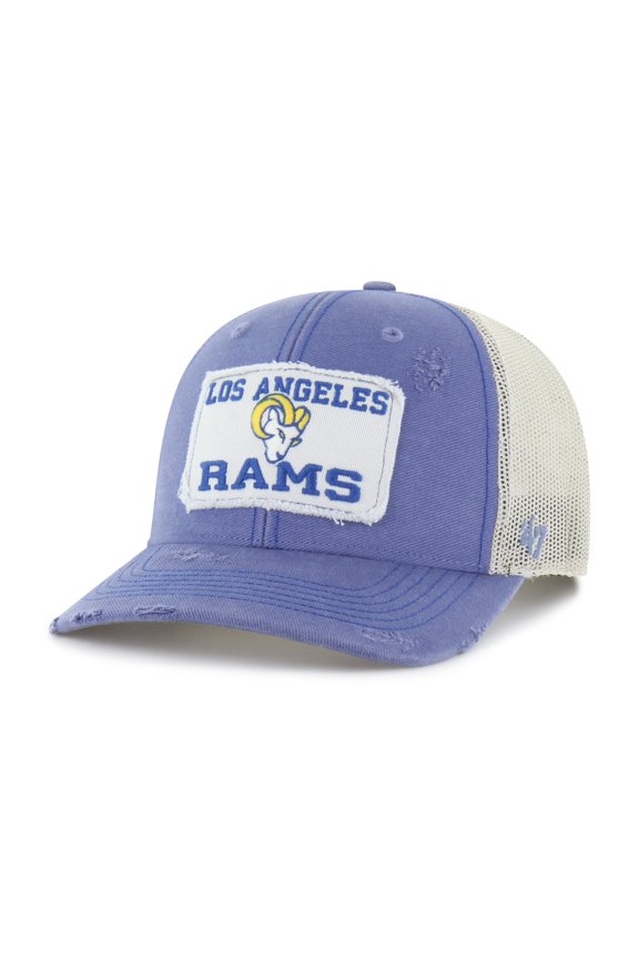 Men's '47 Blue Los Angeles Rams Egremont Well-Worn Adjustable Trucker Hat