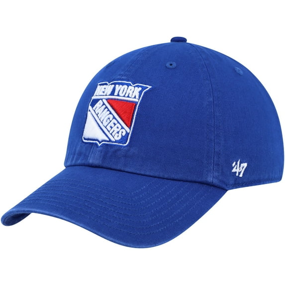 Men's '47 Blue New York Rangers Clean Up Adjustable Hat - OSFA