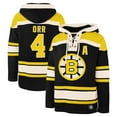 thumbnail image 1 of Men's '47 Bobby Orr Black Boston Bruins Retired Player Name & Number Lacer Pullover Hoodie, 1 of 3