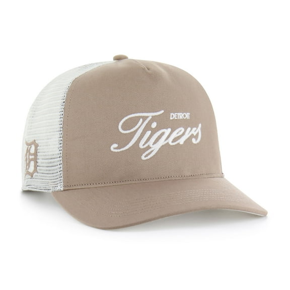 Men's '47 Brown Detroit Tigers Foundational Mesh Hitch Adjustable Hat