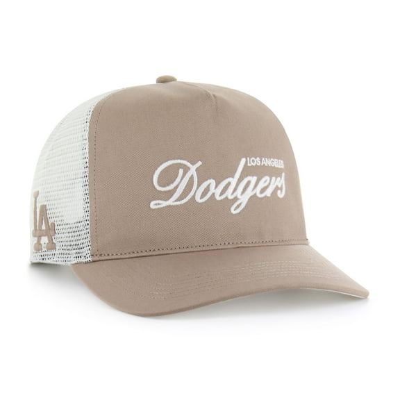 Men's '47  Brown Los Angeles Dodgers Foundational Mesh Hitch Adjustable Hat