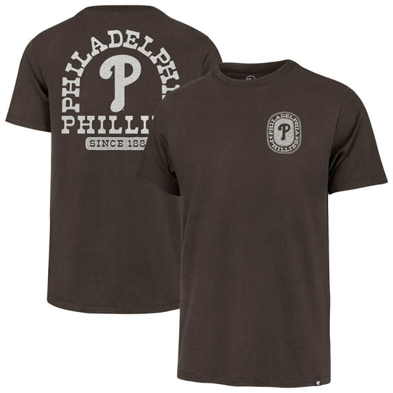 Men's '47 Brown Philadelphia Phillies Back Canyon Franklin T-Shirt
