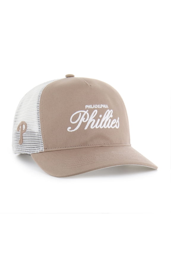 Men's '47 Brown Philadelphia Phillies Foundational Mesh Hitch Adjustable Hat