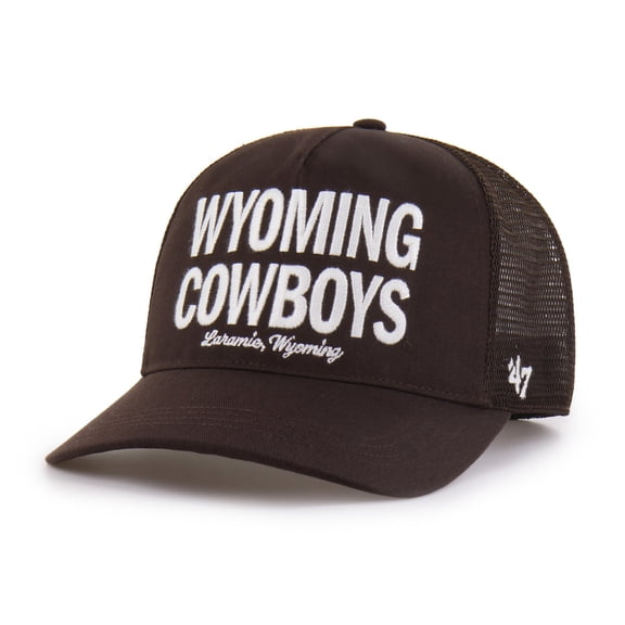 Men's '47 Brown Wyoming Cowboys Contemporary Hitch Trucker Adjustable Hat